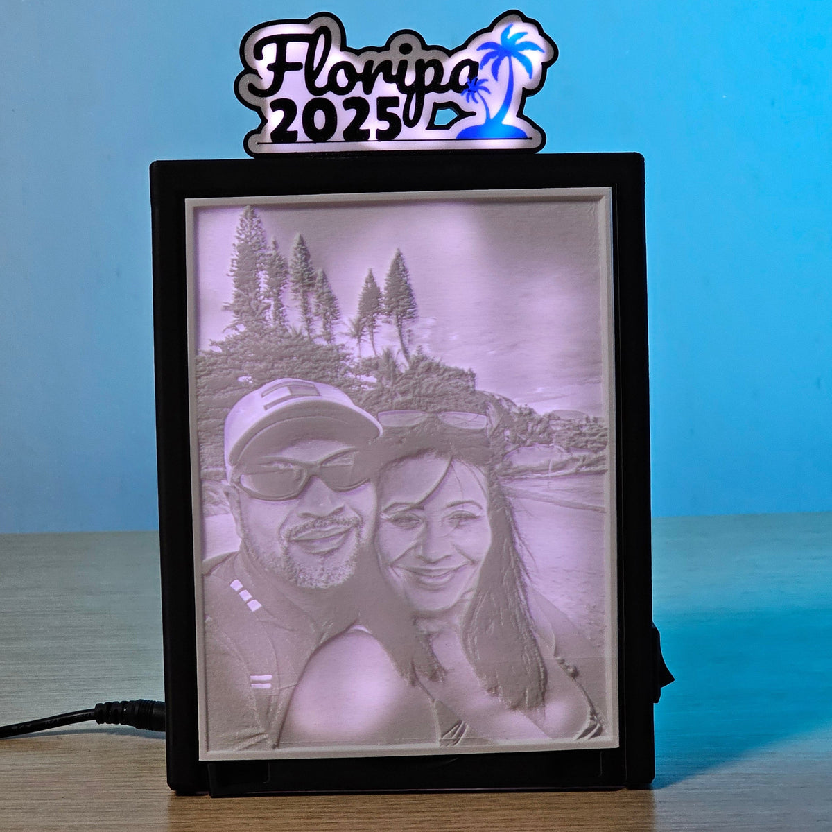 Quadro lightbox 3D