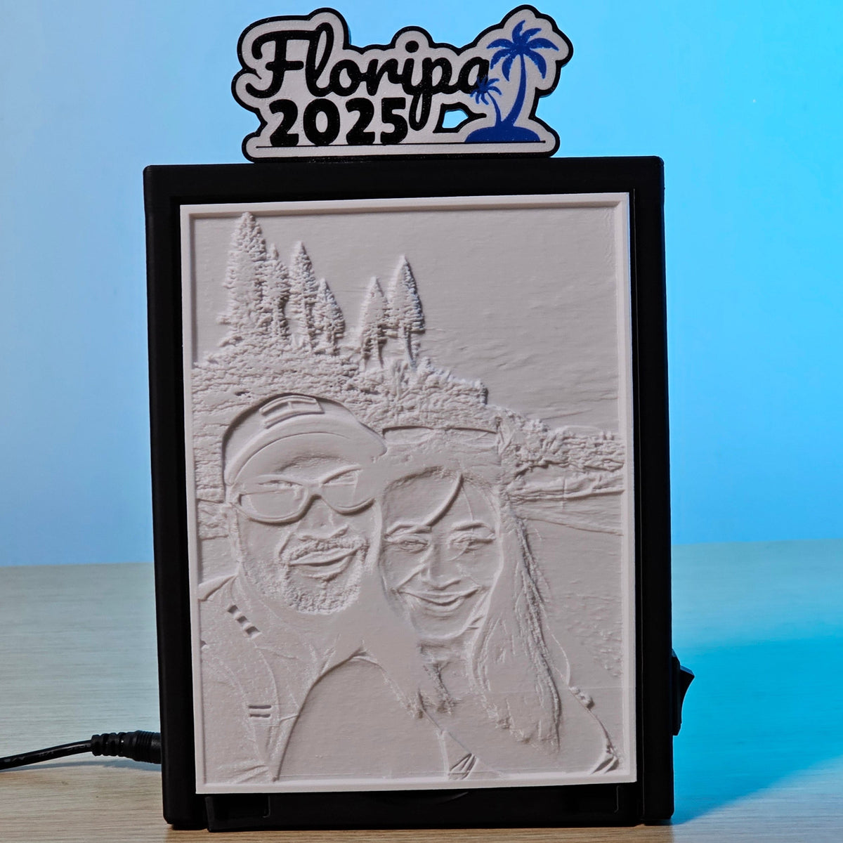 Quadro lightbox 3D